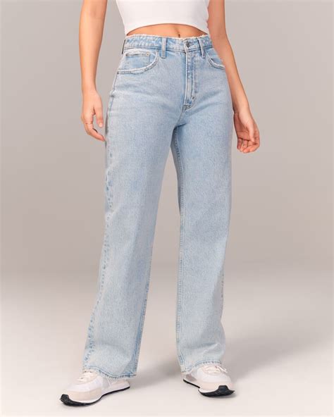 curve love high rise 90s relaxed jean|abercrombie 90s ultra high rise.